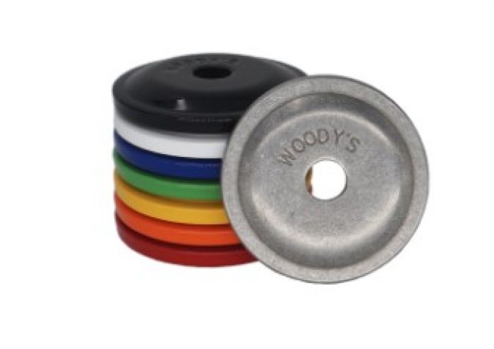 Woodys ARG-3775-6 Round Grand Digger Aluminum Support Plates, Pack of 6