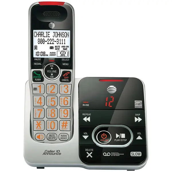 AT&T(R) DECT Big Button Cordless Phone with Caller ID and Expandable Handsets (Part Number: ATCRL32102)