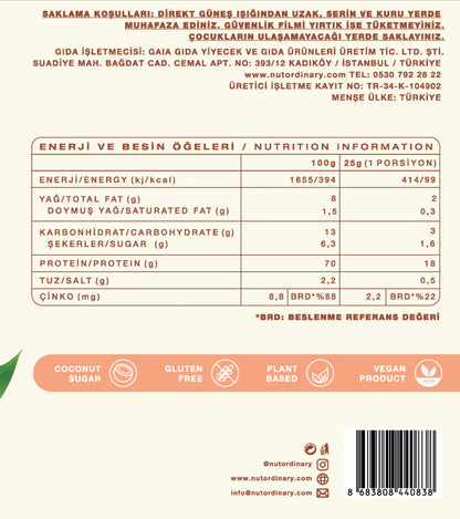 Nut Ordinary Vanilla Pea Protein Powder Mix Atticus Goods