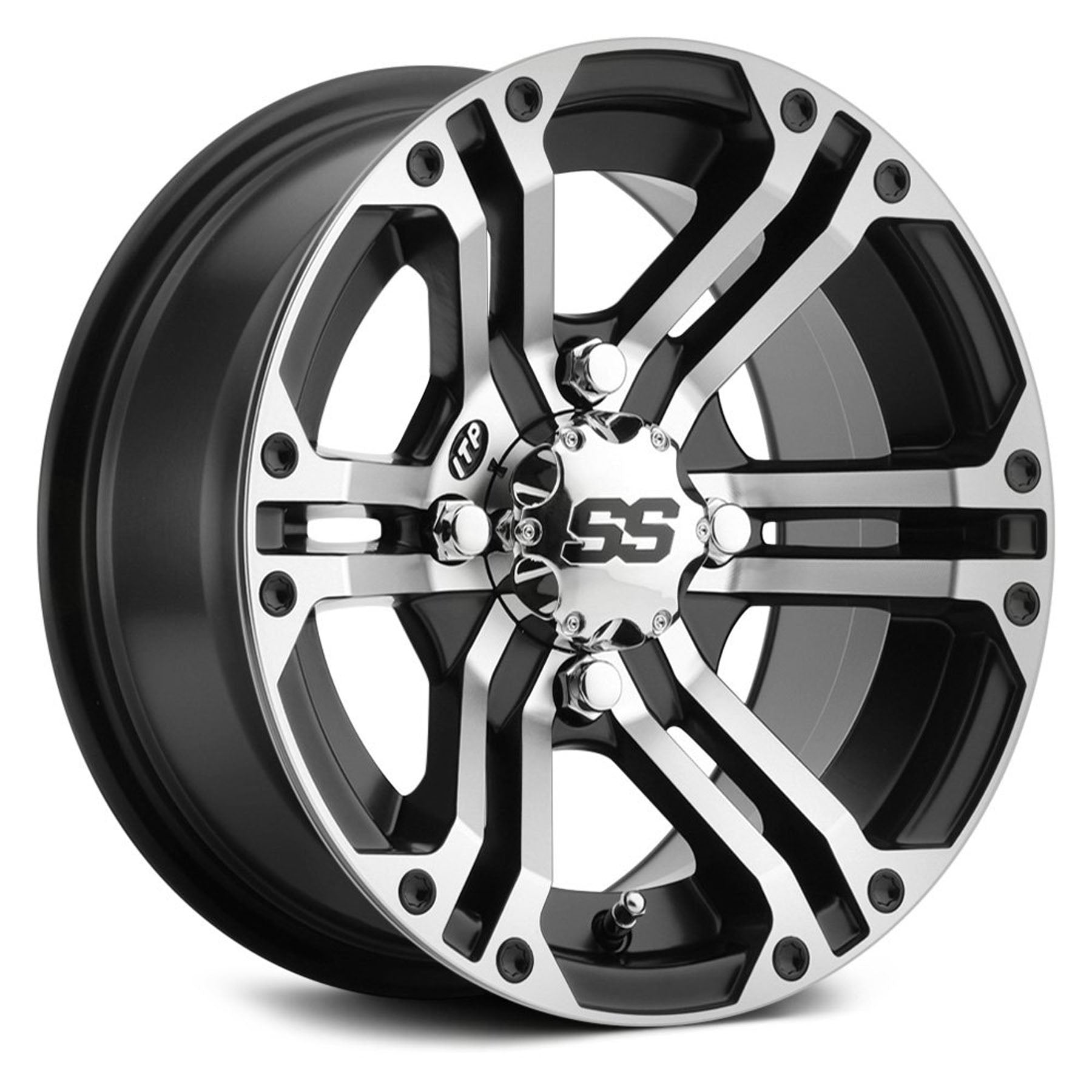 ITP SS Alloy SS212 14x6 Machined Wheel - Part Number 1422232404B