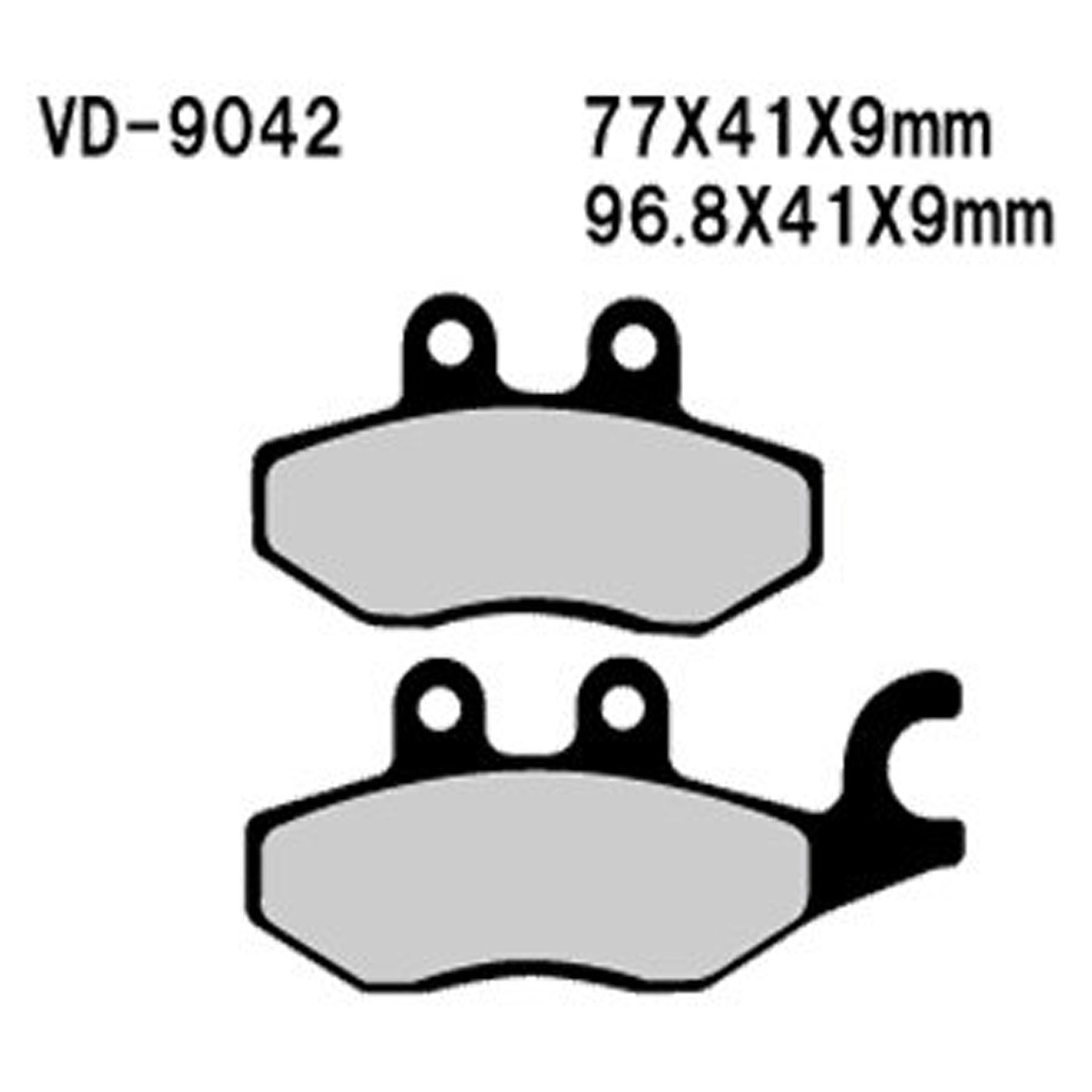 VESRAH VD-9042 Brake Pads - Reliable Performance for Your Vehicle