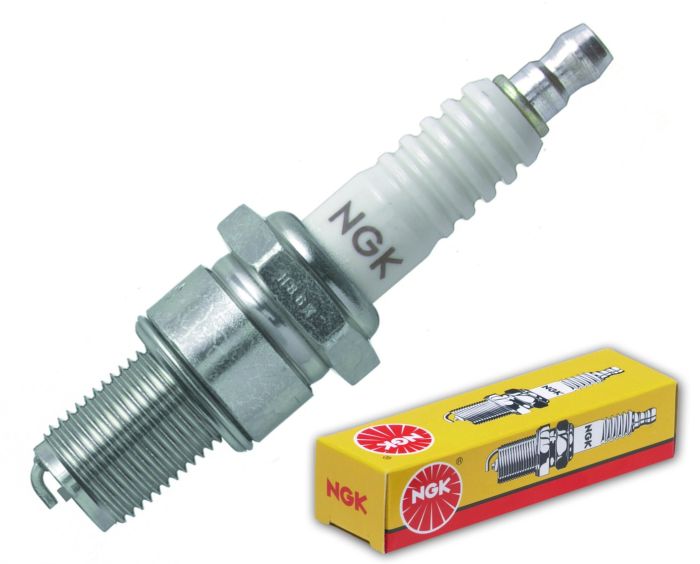 NGK 3430 B8EG Racing Spark Plug with Removable Terminal Nut by NGK