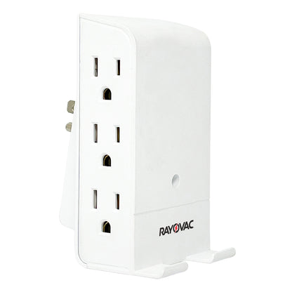 RAYOVAC SS-Q615 6-Outlet Surge Protector with Wireless Qi Charging