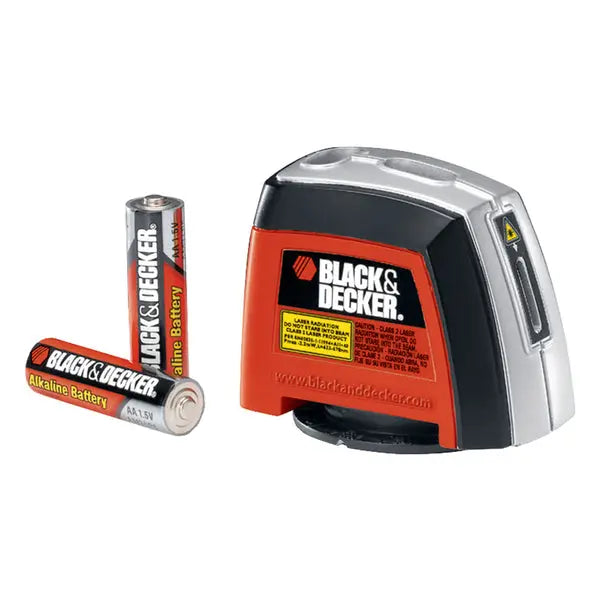 BLACK+DECKER BDL220S Laser Level with Wall Mount and Backlit Bubble Vial