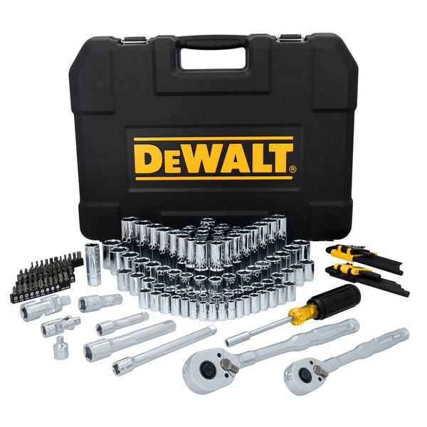DEWALT(R) 182-Piece Mechanics Tool Set with 3 Drive Ratchets and Full Accessories