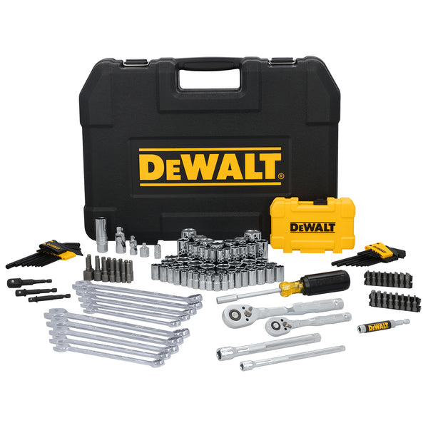 DEWALT 142-Piece 1/4 and 3/8 Inch Drive Mechanics Tool Set DWMT45425