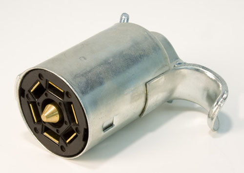 BARGMAN 50-57-007 7-Way Metal Trailer Connector for Reliable Towing
