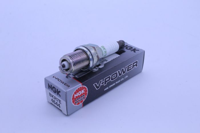NGK BKR7E V-Power Spark Plug with 0.9mm Gap - Part Number 4644