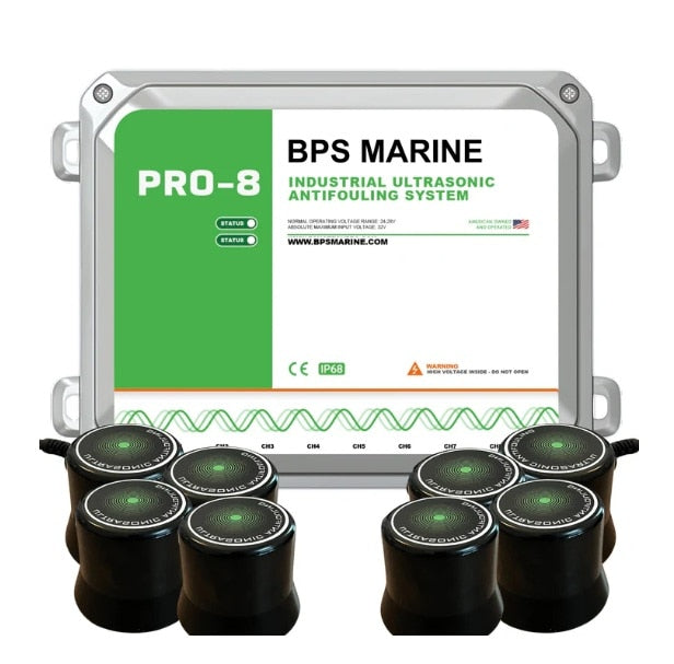 BPS Marine BPS-PRO 8/24V 8-Transducer 24V Ultrasonic Antifouling System