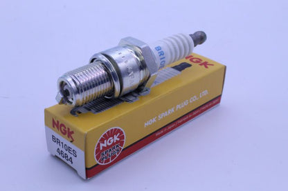 NGK BR10ES Nickel Spark Plug with Removable Terminal Nut - Part Number 4832