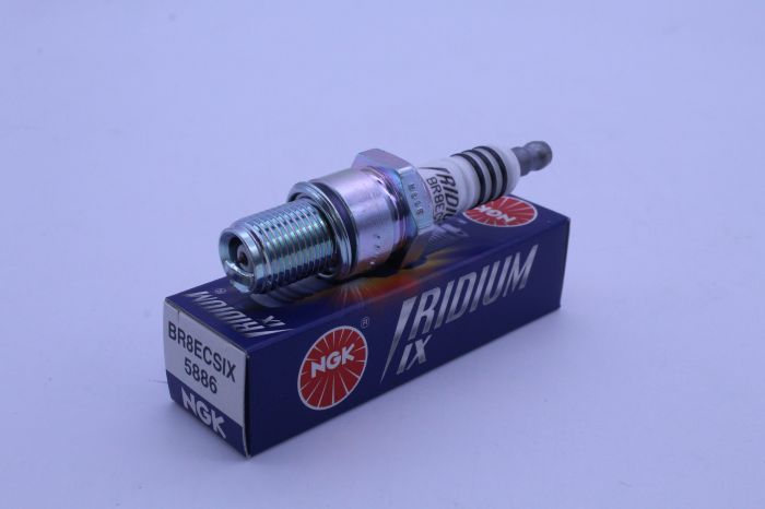 NGK BR8ECSIX Iridium IX Spark Plug - Part Number 5886