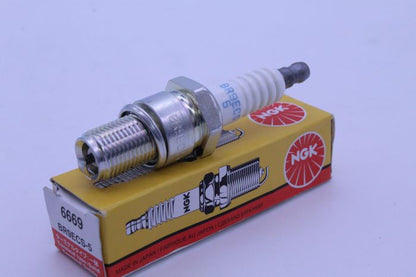 NGK BR9ECS-5 Nickel Spark Plug with 0.5mm Gap - Part Number 6669