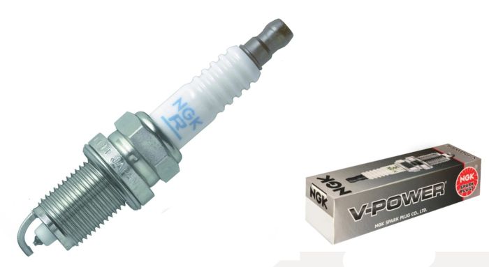 NGK 7548 BR9EYA V-Power Spark Plug - Foul-Resistant Performance