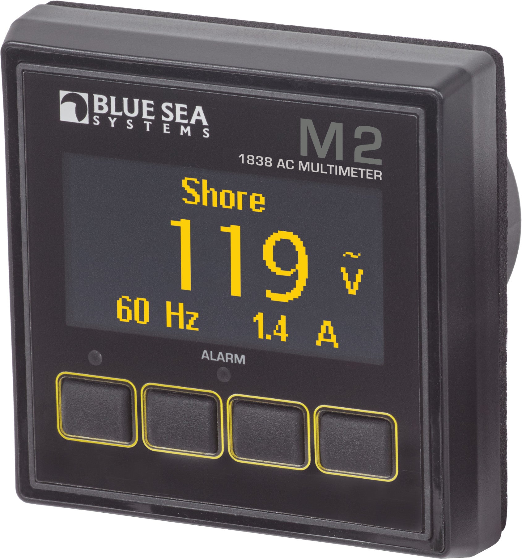 Blue Sea Systems M2 AC Multimeter Model 1838-BSS for Accurate AC Voltage, Current, and Frequency Monitoring