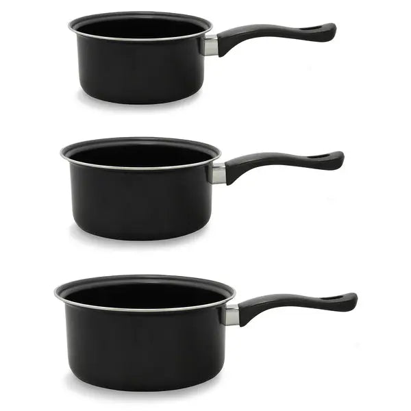 1.5&2&3QT SAUCEPN SET BLK