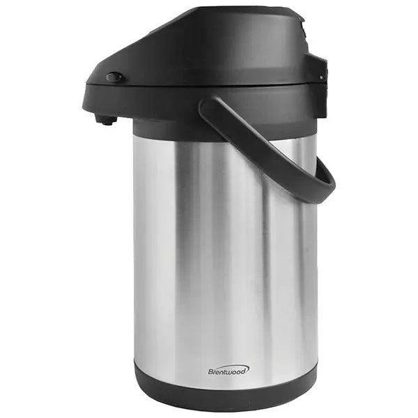 Brentwood CTSA-2500 2.5L Stainless Steel Airpot with Vacuum Insulation and Lever Pump