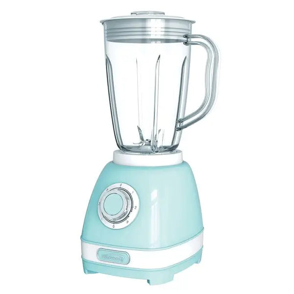 Brentwood JB-330BL 50 oz Retro Blue Blender with 2-Speed and Pulse Function