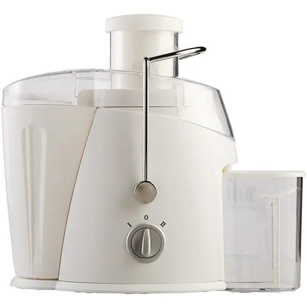 Brentwood Juic Extractor JC-452W - 400W White Juice Machine with Wide Feeder and 15 oz. Jar