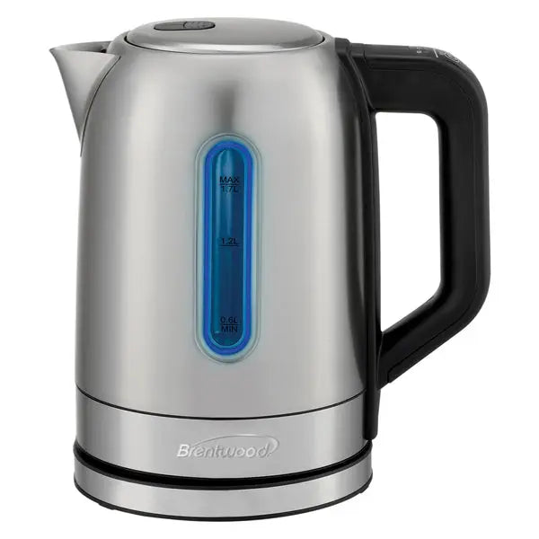 Brentwood 1.7L 1500W Cordless Electric Kettle with Temperature Presets – Part Number KT-1796DS
