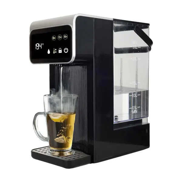 Brentwood 3L 1800W Hot Water Dispenser with Digital Display and Multiple Temperature Settings