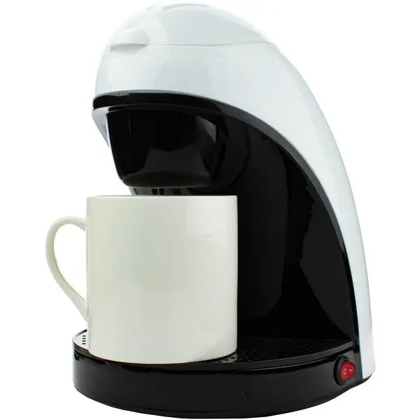 Breville TS-112W Single Cup Coffee Maker - 450W, BPA-Free, Includes Mug and Accessories