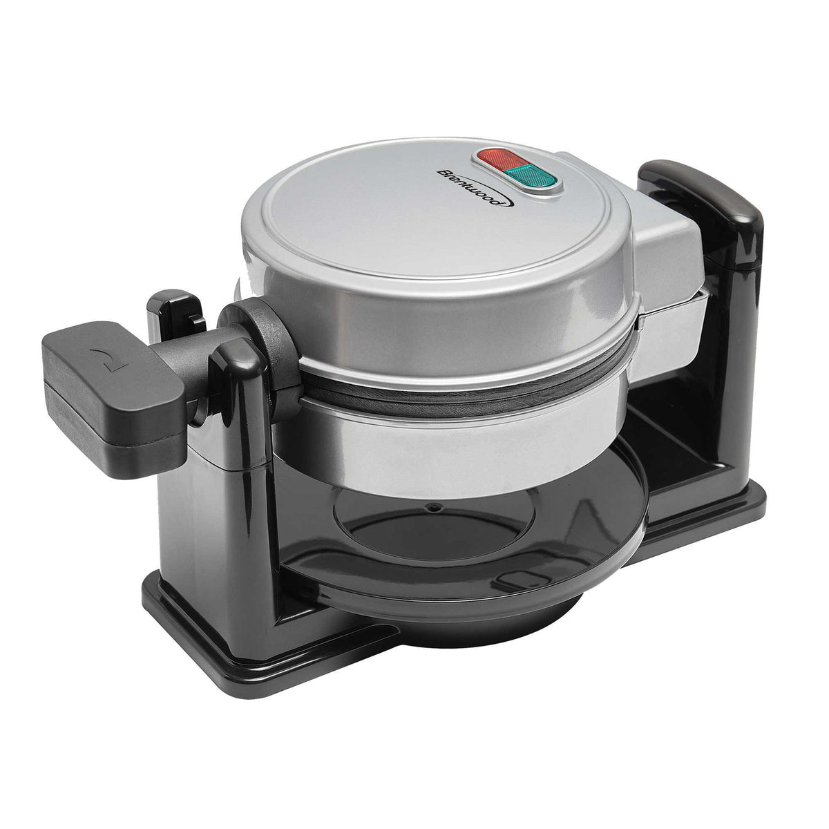 Brentwood TS-231S 5-Inch Flip Belgian Waffle Maker, Silver
