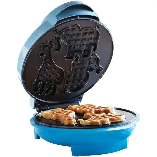 Breentwood Just for Fun Animal Shape Waffle Maker TS-253 - 750W Mini Waffles for Kids and Family