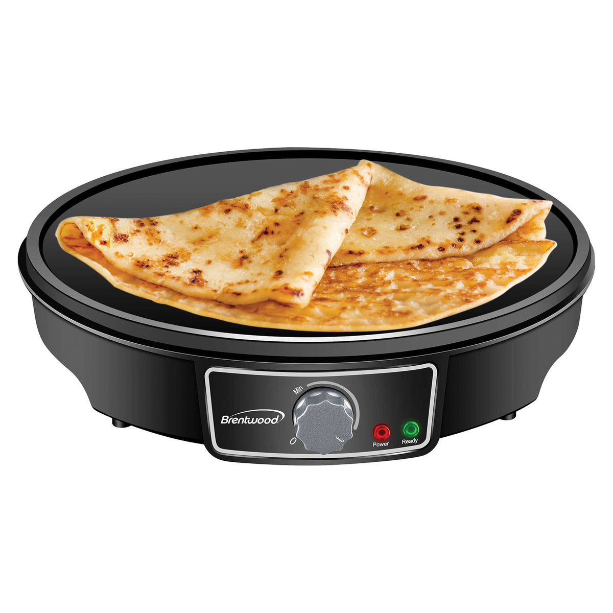 Brentwood TS-602BK 12-Inch Electric Nonstick Crepe Maker and Pancake Griddle