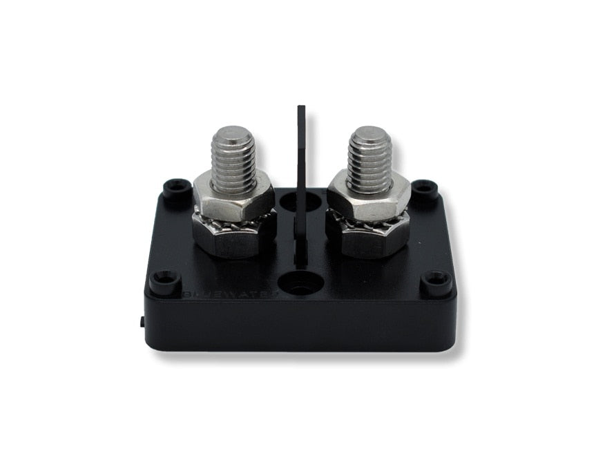 Bluewater Enterprises 2-Position Busbar Base Only, 200A, 48V DC, Part Number 312311-B-020