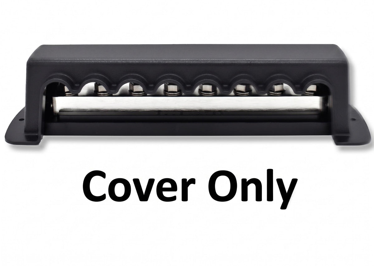 Bluewater Enterprises 8-Stud Busbar Cover, Black – Part 312315-B-108