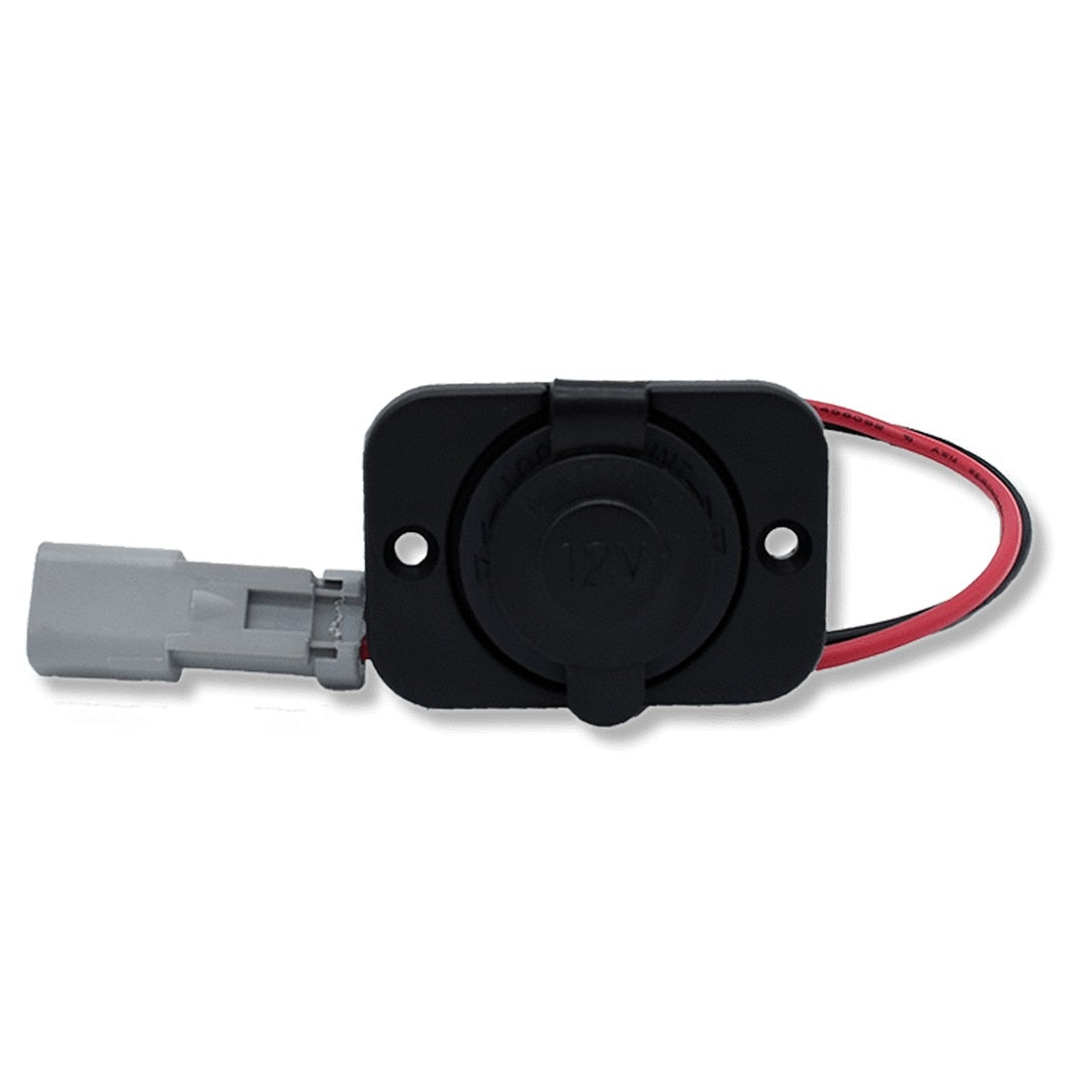 Bluewater Enterprises 6000-3004 12V Sealed Socket with Deutsch-Style Connector and Single Plate