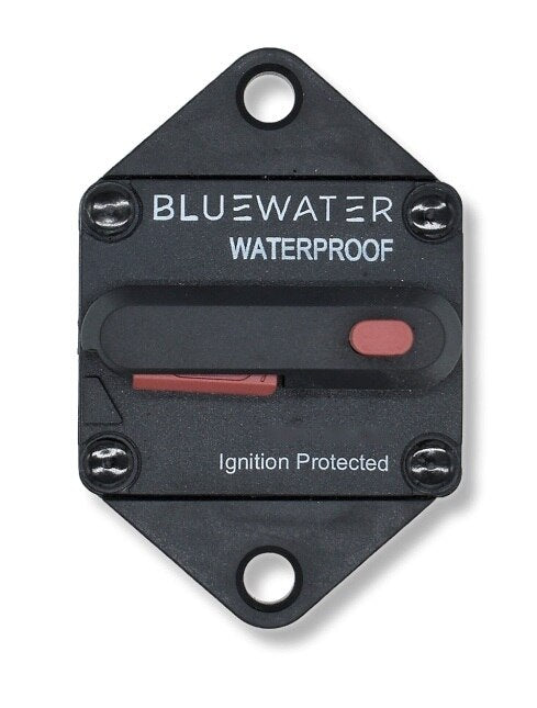 Bluewater Enterprises 77000-9600-100 High-Amp Panel Mount Circuit Breaker, 100A Resettable