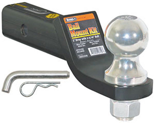 Buyers Black Ball Mount Kit (Part Number 1803308) – Heavy-Duty Trailer Hitch Accessory