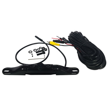 BOYO VISION VTL422CLS Short-Length License Plate Backup Camera with LED Night Vision