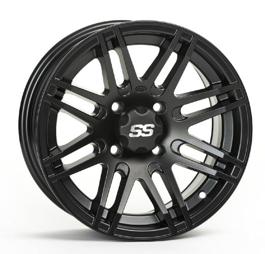 ITP SS Alloy SS316 Black Ops Matte Black 14x7 Wheel (Part Number: 1428561536B)