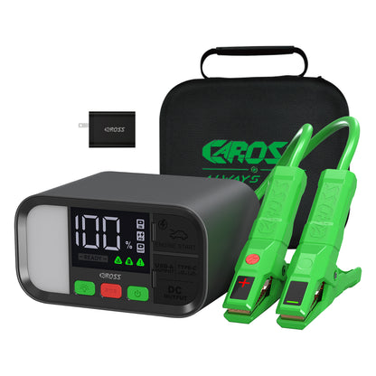 CAROSS T19SC 1600A 12V Smart Jump Starter with Power Bank and Emergency Lighting