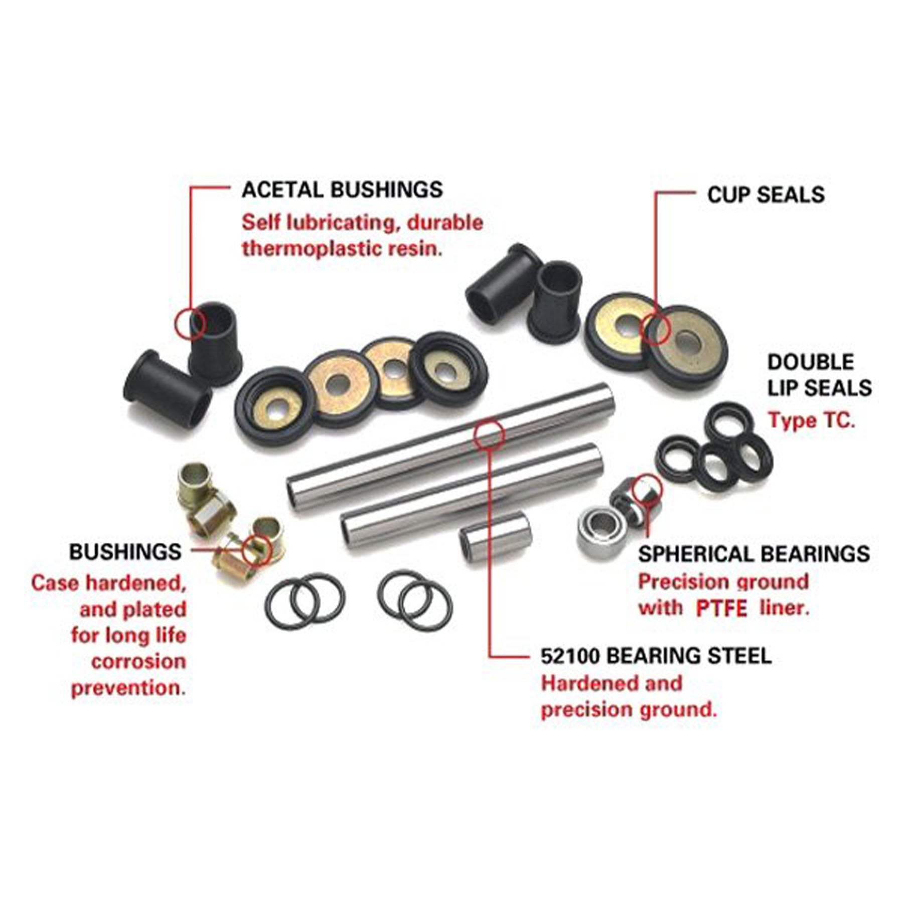 All Balls Racing Rear Independent Suspension Kit - Part #50-1181