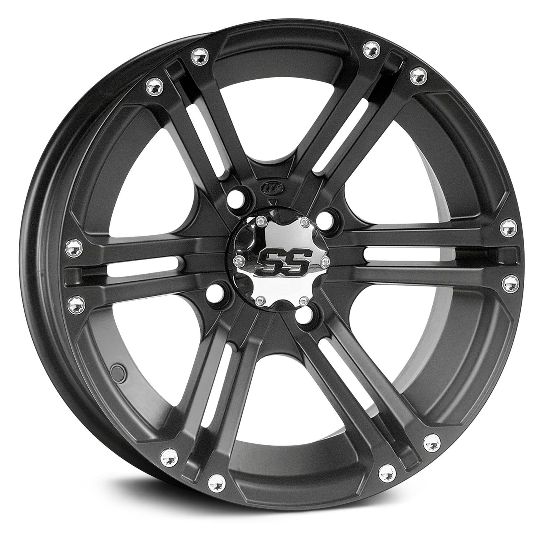 ITP SS Alloy SS212 14x8 Black Wheel – Part Number 14SS2411BX