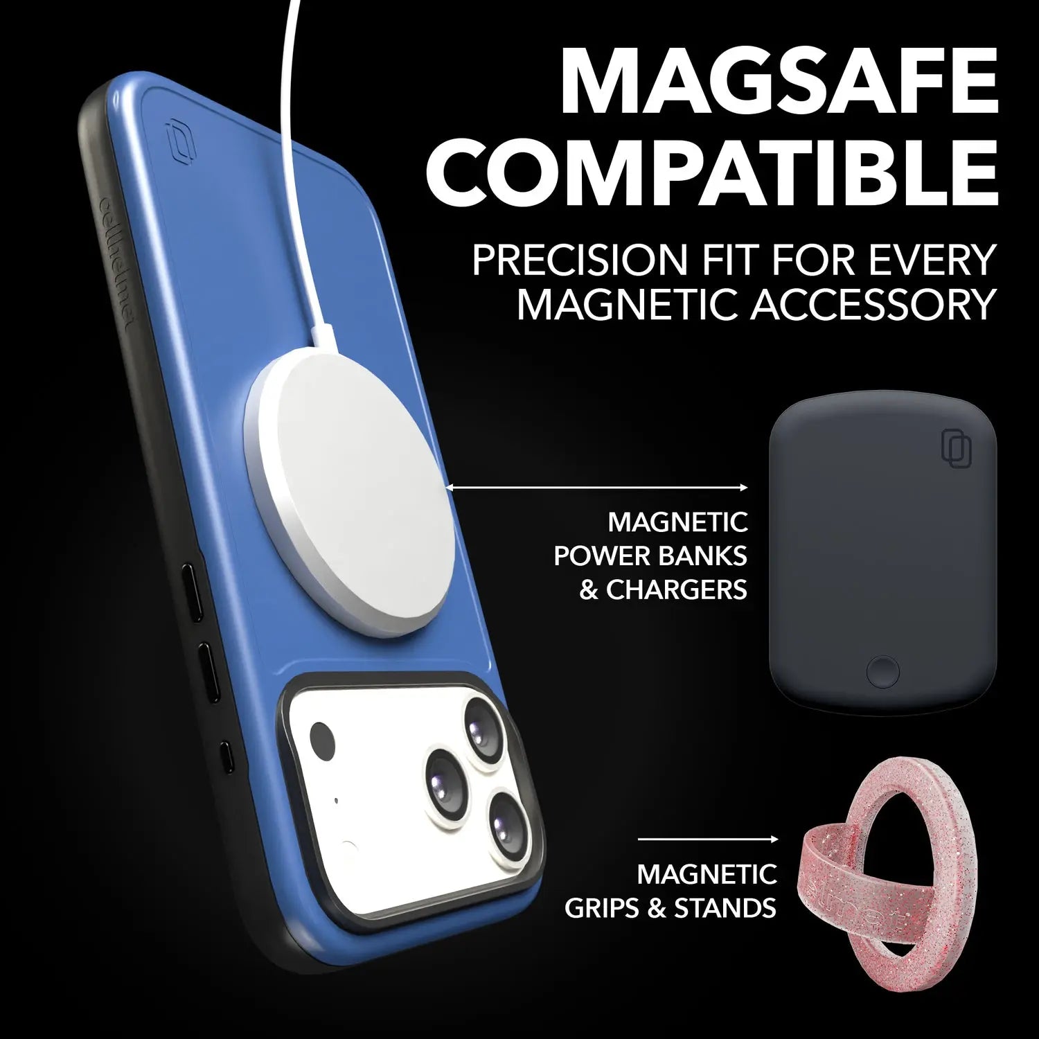 CELLHELMET FORTITUD iPhone Premium Protection Case - Part Number CF-123-BLU