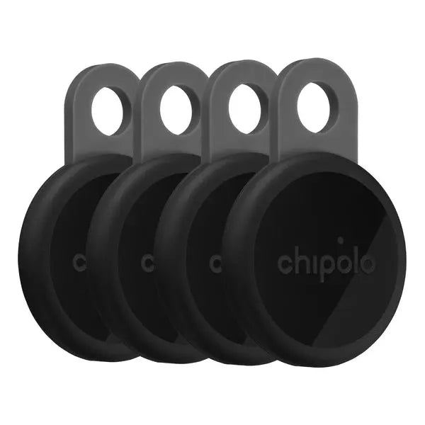 CHIPOLO RSO.0000007 4-Pack LOOP Bluetooth Tracker with Rechargeable Battery and Silicone Loop