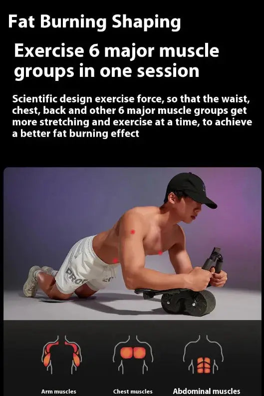 Automatic Rebound Abdominal Wheel Atticus Goods