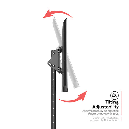 CTA Digital ADD-DMHA Height-Adjustable Floor Stand for 13-42 Inch Monitors