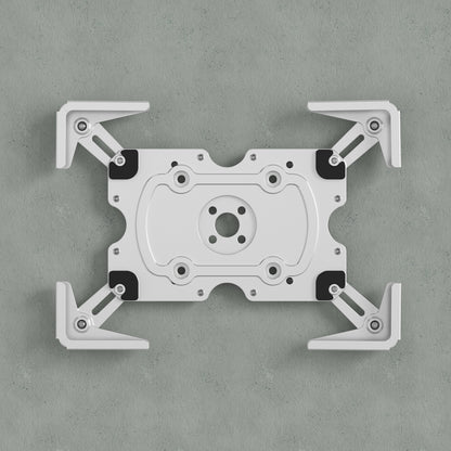 CTA DIGITAL 9.7-12.9 inch Tablet Security Wall Mount Holder with Corner Brackets and Cable Management