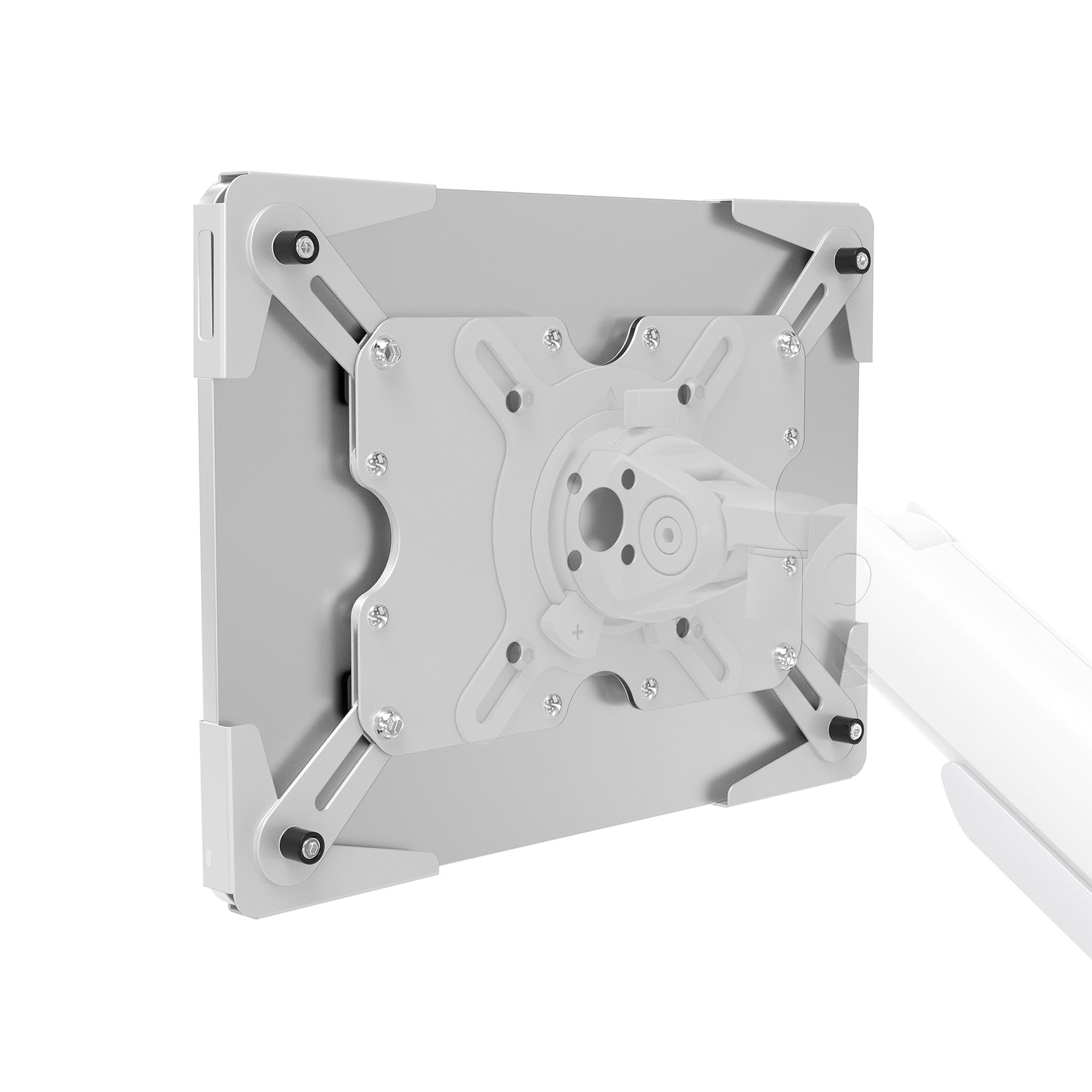 CTA DIGITAL 9.7-12.9 inch Tablet Security Wall Mount Holder with Corner Brackets and Cable Management