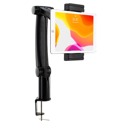 CTA Digital Uni Locking Tablet Mount Clamp with Adjustable Arm and C-Clamp for 7-13 Inch Devices