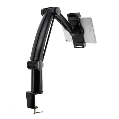 CTA Digital Uni Locking Tablet Mount Clamp with Adjustable Arm and C-Clamp for 7-13 Inch Devices