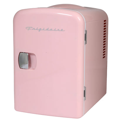 Frigidaire EFMIS149-PINK-COM 4 L Portable Mini Fridge with Can Holder, Pink