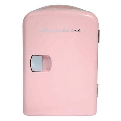 Frigidaire EFMIS149-PINK-COM 4 L Portable Mini Fridge with Can Holder, Pink