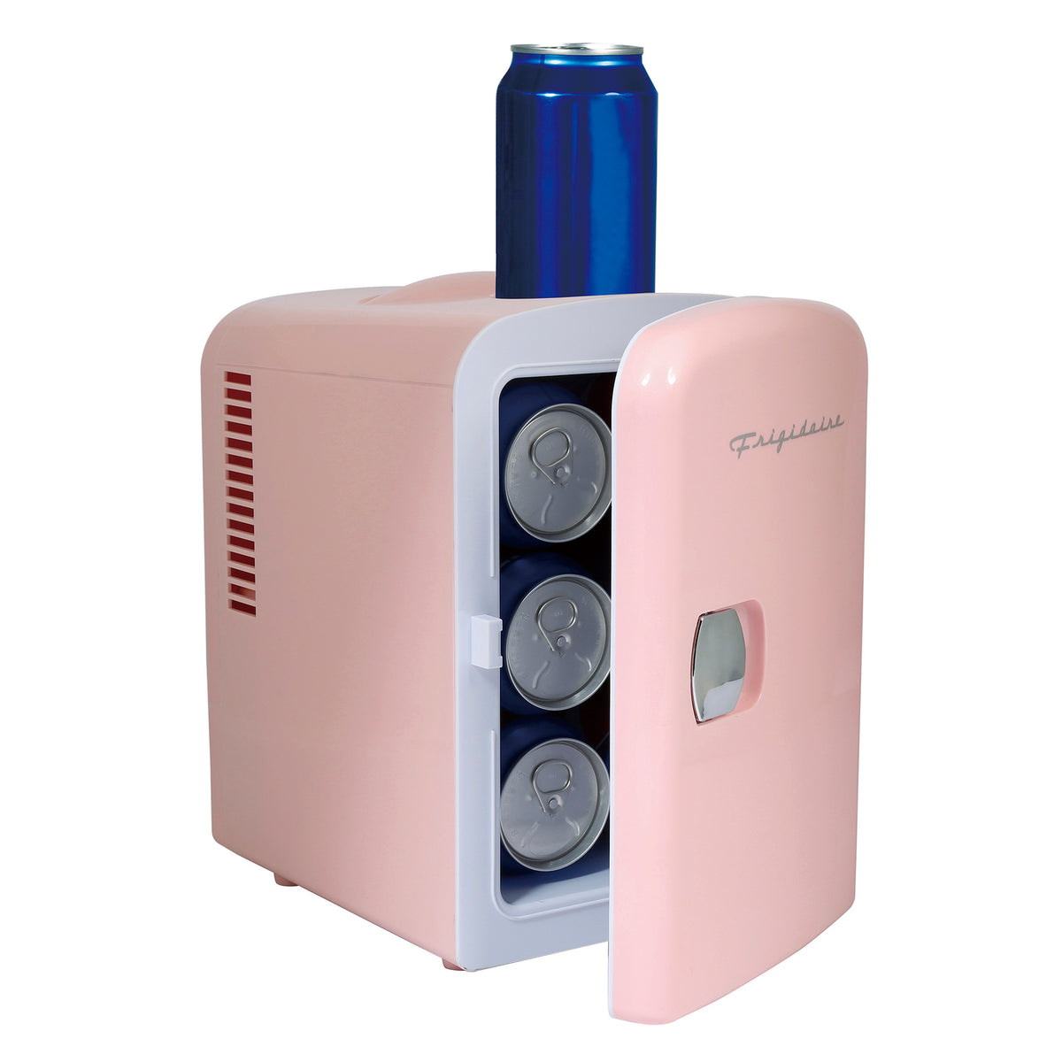 Frigidaire EFMIS149-PINK-COM 4 L Portable Mini Fridge with Can Holder, Pink