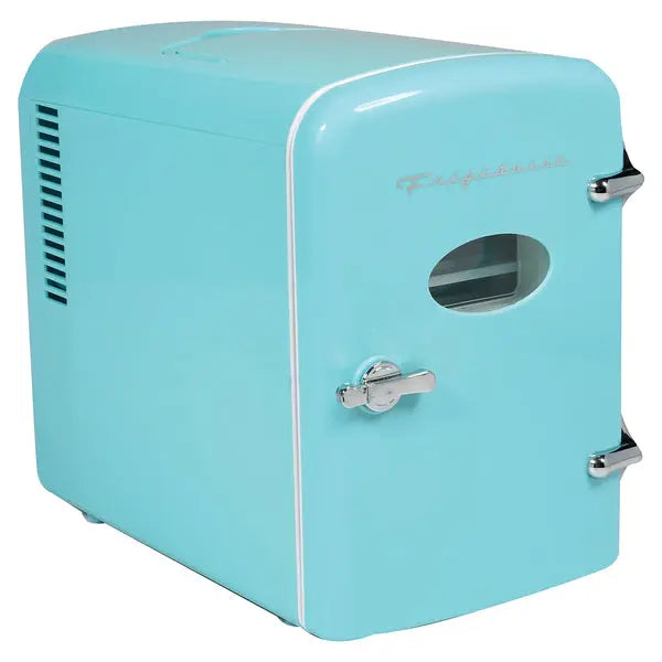 FRIGIDAIRE EFMIS175-BLUE Compact 9-Can Retro Refrigerator with Thermoelectric Cooling